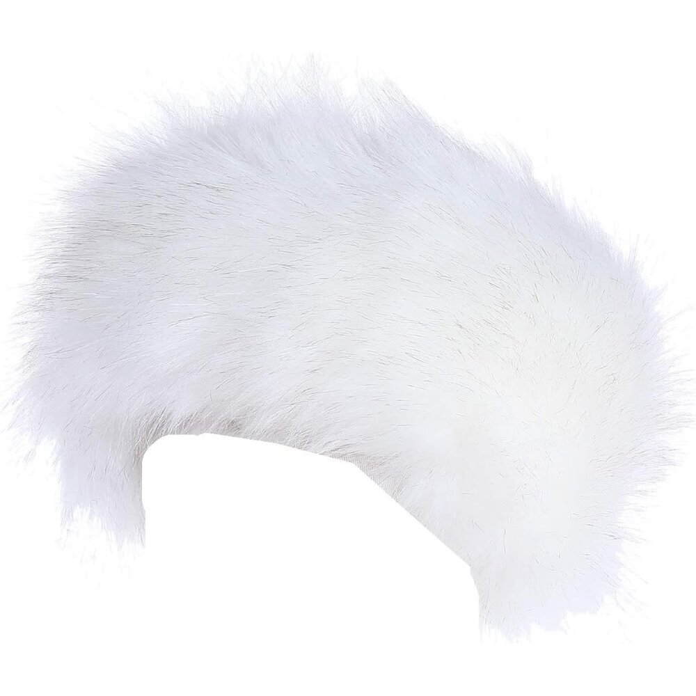 Faux Fur Headband Women's Winter Earwarmer Elastic Fluffy Polar Fleece